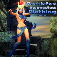 Zbrush to Poser Intermediate Clothing Tutorial