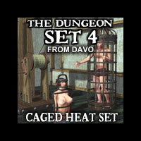 Davo's Pulp Noir Series "Dungeon Set 4: CAGED HEAT"