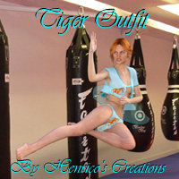 Tiger Outfit For Genesis 2 Females