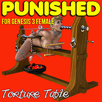 Punished - Torture Table For G3F