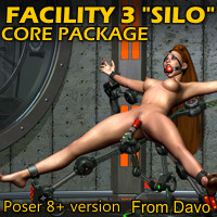 Facility 3 "Silo" Core Package For Poser 8+
