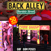 BackAlley Bordelo Street G8F & G8M poses