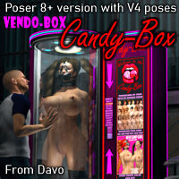 VendoBox "Candy-Box" For Poser