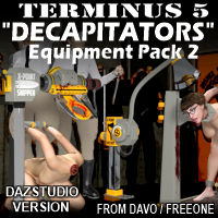 Terminus 5 Decapitators "Equipment Pack 2" For DazStudio