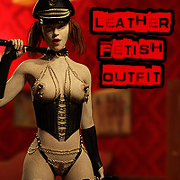 Leather Fetish Outfit G8F