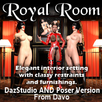 Davo's "ROYAL ROOM" for Daz Studio and Poser