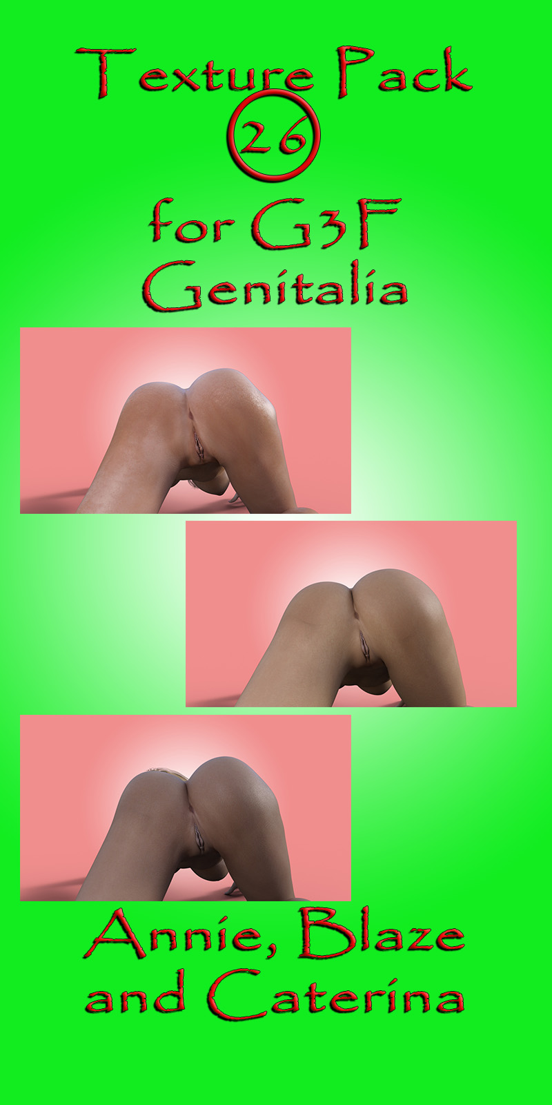 Iray Texture Pack 26 For G3F Genitalia