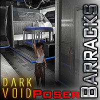 Dark Void Barracks For Poser