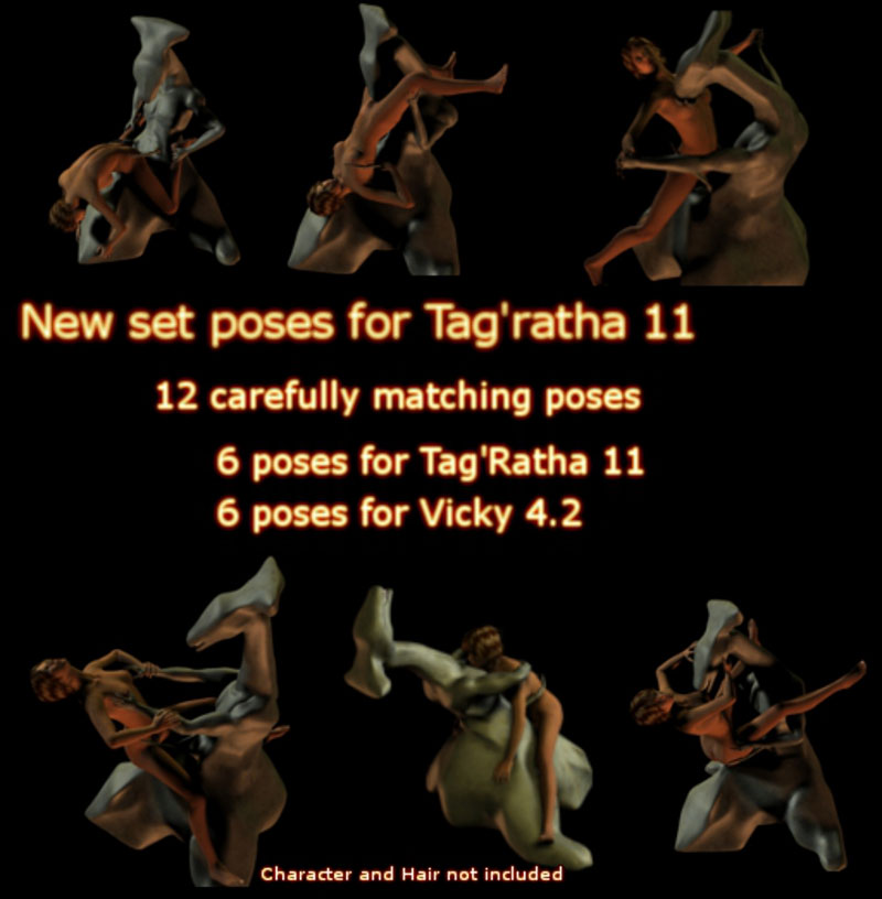 DarkDesire's Tagratha 11Pose Set 01