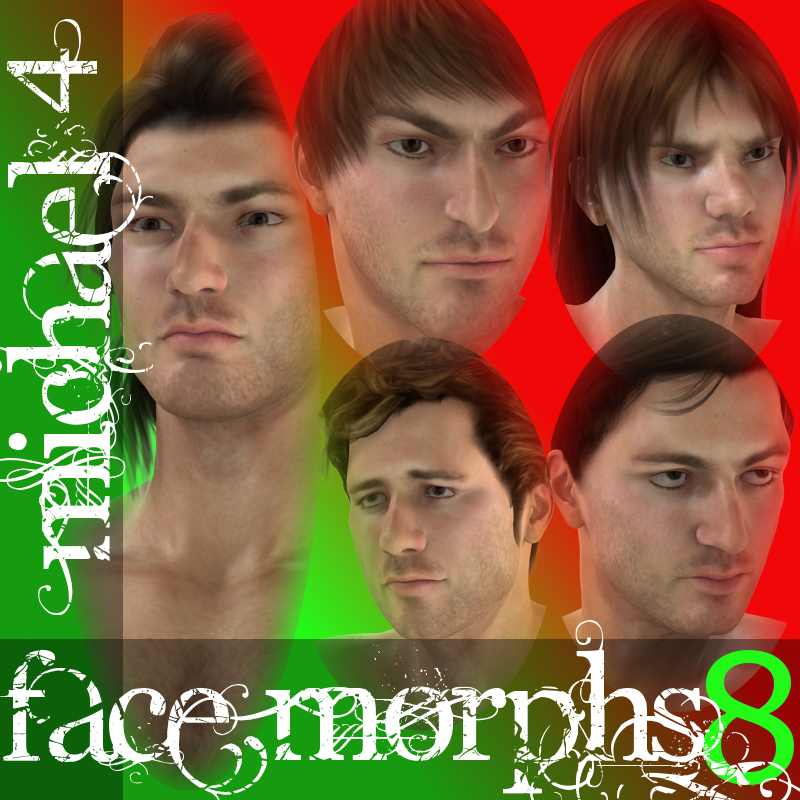 Farconville's Face Morphs for Michael 4 Vol.8