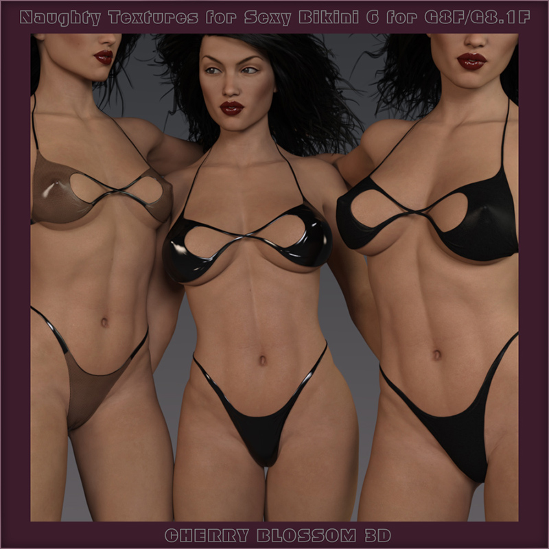 Naughty Textures For Sexy Bikini 6 For G8F And G8.1F