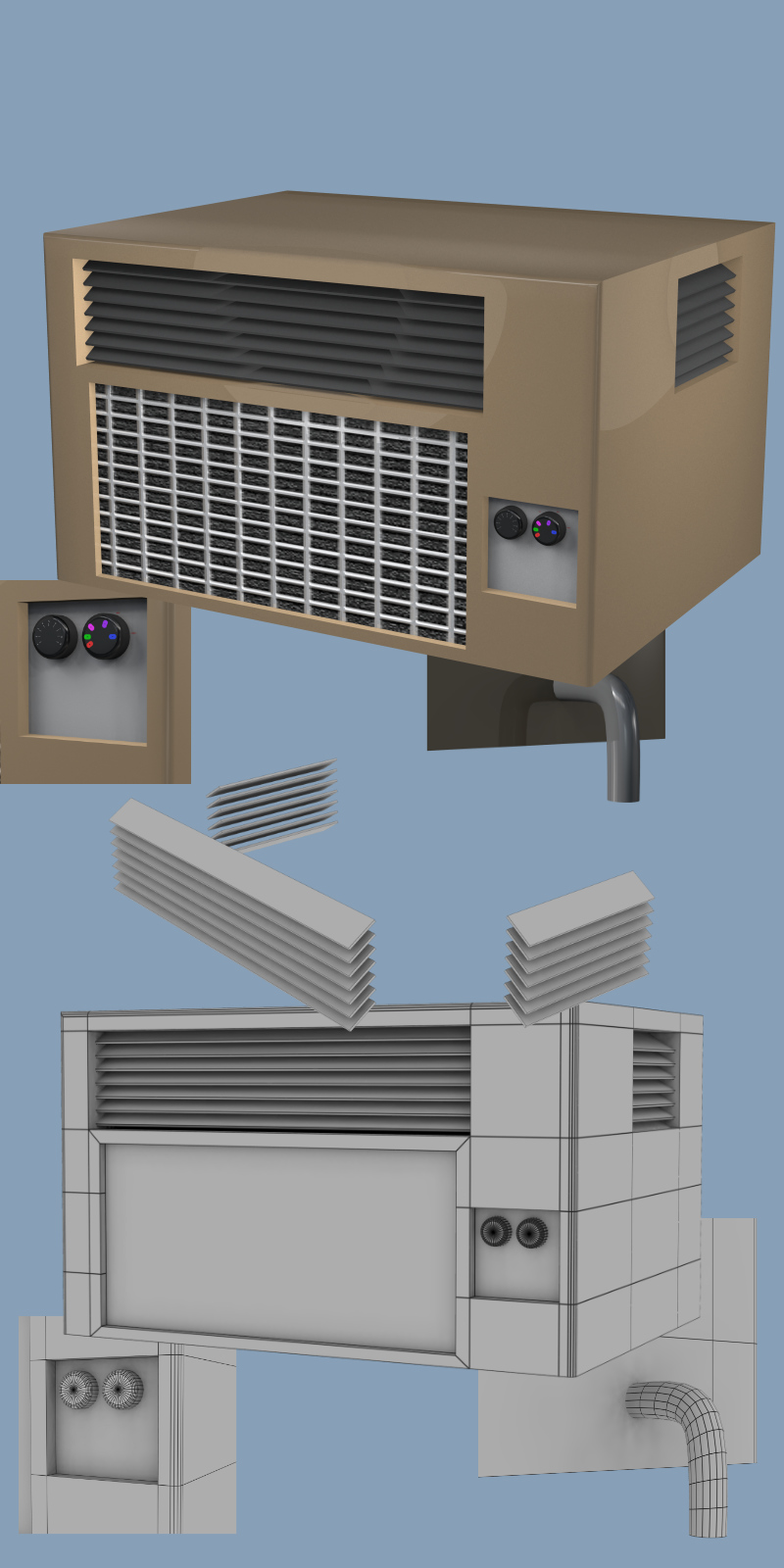 AC-Unit Object 3D Model