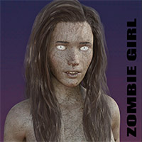 Zombie Girl For Genesis 8 Female