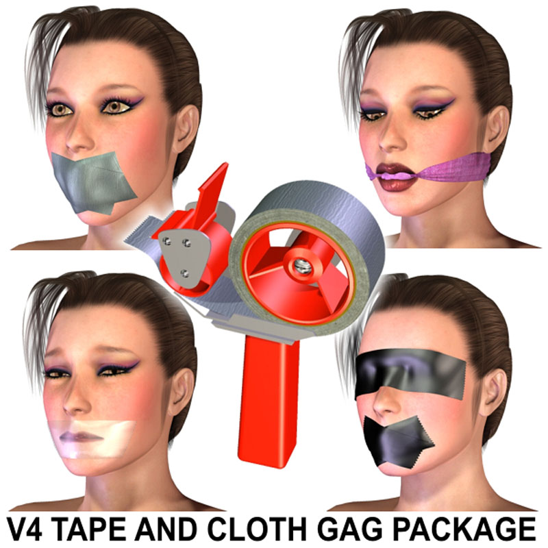 Davo's Vicky 4 Tape and Cloth Gag Package
