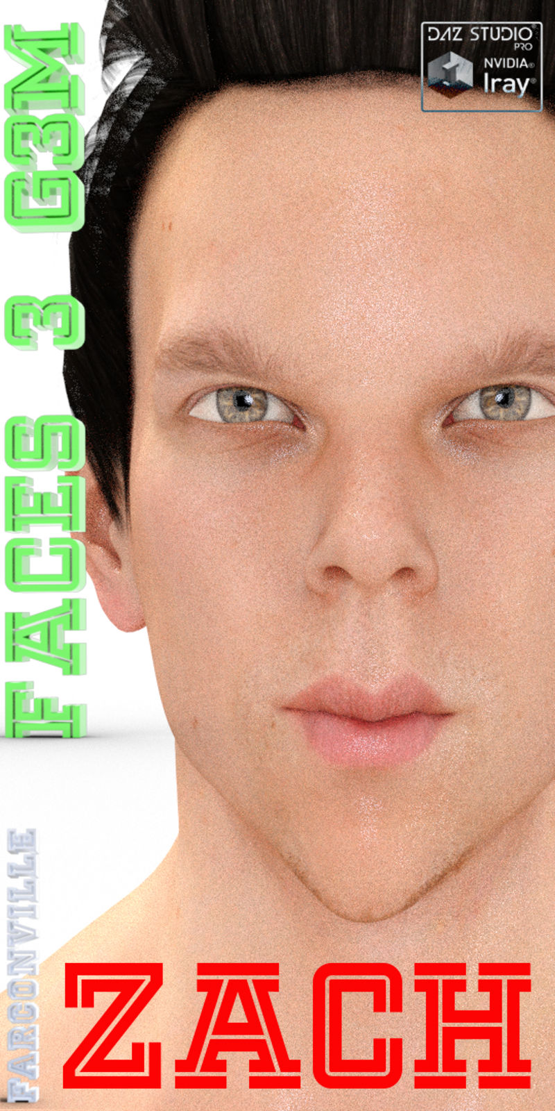Faces 3 For Genesis 3 Males And Michael 7