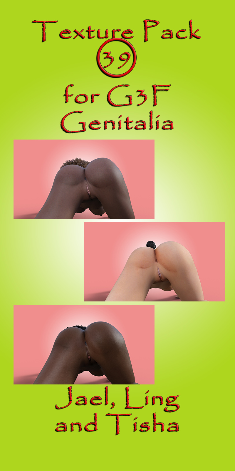 Iray Texture Pack 39 For G3F Genitalia