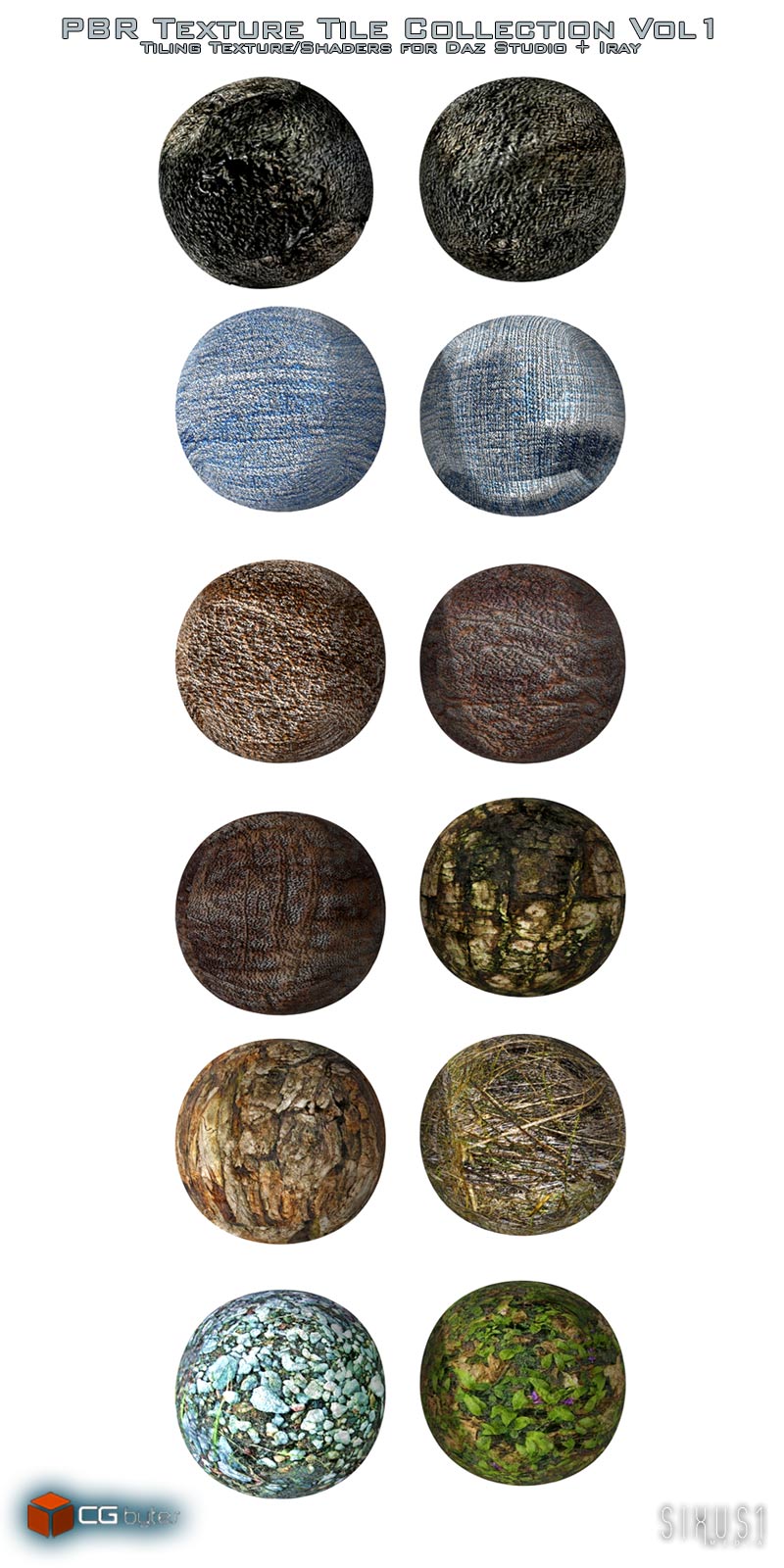 ArtDev PBR Texture Tile Collection Vol 1