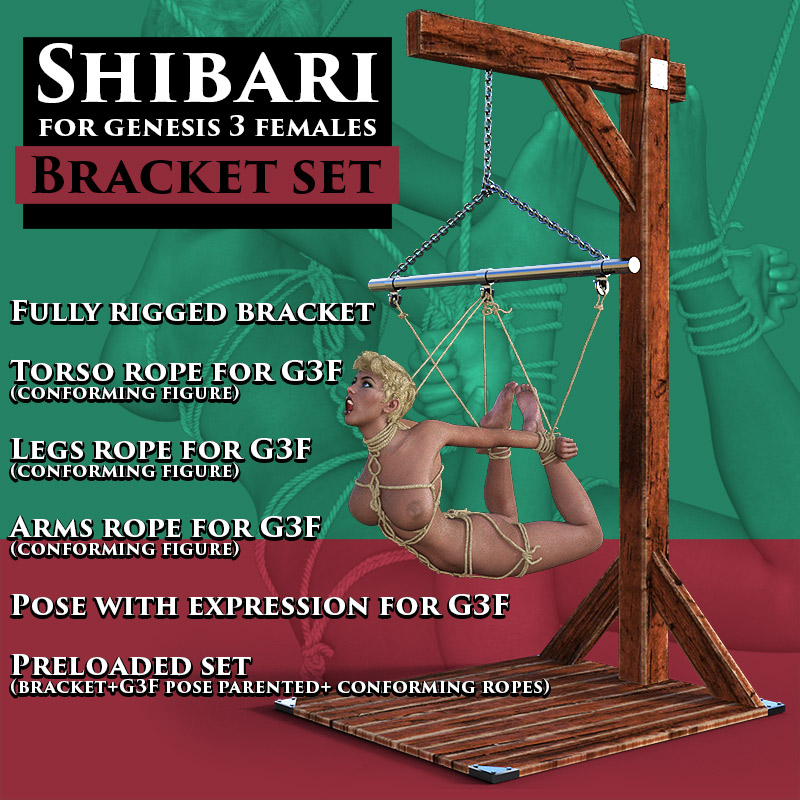 Shibari For G3F - Bracket Set