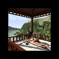 Sensual3D's Tropical island, Thai massage