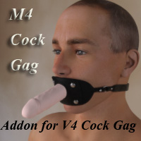 M4 Cock Gag Addon for V4 Cock Gag