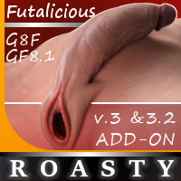 Roasty Add-On For Genesis 8 Female
