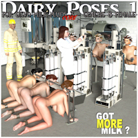 Dairy Poses 1 For Davo Milk Maids 3 Core Pack Daz Studio