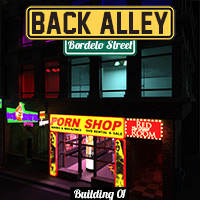 Back Alley Bordelo Street Building 01