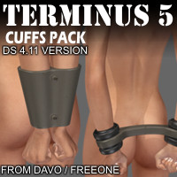 Terminus 5 "Cuffs Pack" For DazStudio 4.11+