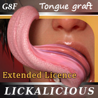 Lickalicious For Genesis 8 Female-Extended Licence