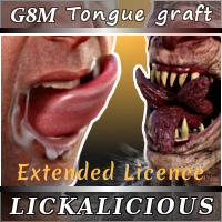 Lickalicious For Genesis 8 Male-Extended Licence