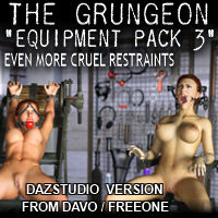 The Grungeon "Equipment Pack 3" for DazStudio