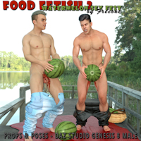 Food Fetish II (Watermelon Sex Fest) for Daz Studio Iray