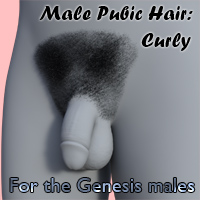 Male Pubic Hair: Curly