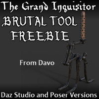 Grand Inquisitor "Brutal Tool" FREEBIE for DS and Poser