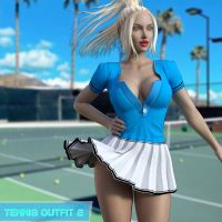 Tennis Outfit 2 Genesis 8 Female
