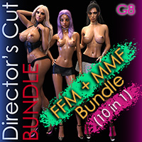 G8 Threesome (FFM + MMF) Bundle - Director's Cut Poses