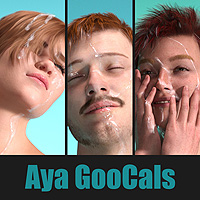 Aya GooCals - gooey facial decals