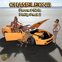 Chameleons Ferrari Girls PinUp Pack 1