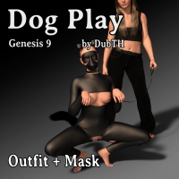 Dog Play Outfit And Tail Genesis 9