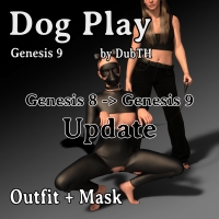 Dog Play Outfit and Tail Genesis 9 Update
