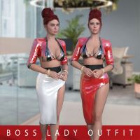 Boss Lady Outfit Genesis 9 Female/G8F