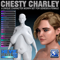 Chesty Charley for Genesis 8 Female