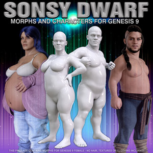 Sonsy Dwarf for Genesis 9