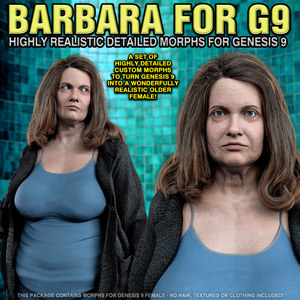 Barbara Morphs for Genesis 9