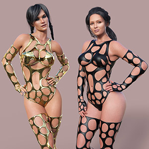 Fantasy Bodysuit 6 for G8F and G9