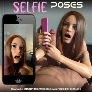 Selfie Poses for Genesis 8 Female and Male