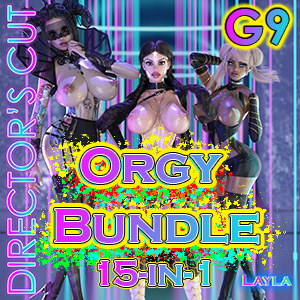 Group Sex Gangbang Orgy Bundle G9 - Director's Cut Poses