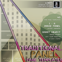 Loki's Traditional Comicbook Templates