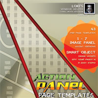 Loki's Action Comicbook Templates