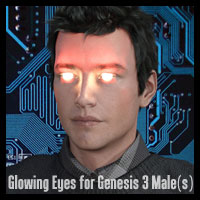 Glowing Eyes For Genesis 3 Male(s)